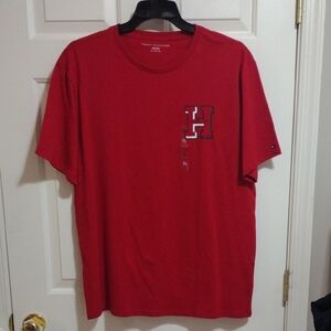 Tommy Hilfiger Red Men's Shirt XL 🆕